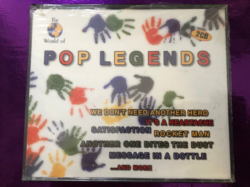 The World Of Pop Legends / We Don't Need Another Hero, It's A Heartache, Satisfaction, Rocket Man, Another One Bites The Dust, Message In A Bottle, ...and more / ZYX Music 2x Audio CD 2000 / ZYX 11181-2