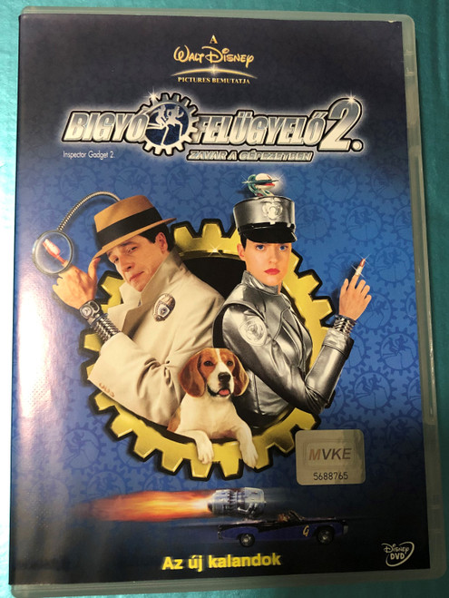 Inspector Gadget 2. DVD 1983 Gógyi felügyelő 2 / Directed by Alex Zamm / Starring: French Stewart, Elaine Hendrix, D. L. Hughley (5996255709773)