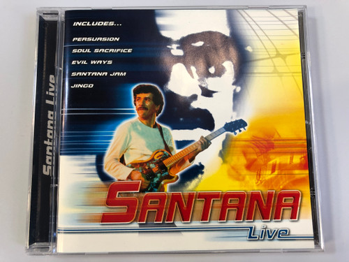 Santana Live / Includes: Persuasion, Soul Sacrifice, Evil Ways, Santana Jam, Jingo / Maverick Music Audio CD / 1-1040