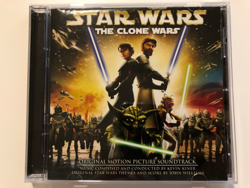 Star Wars - The Clone Wars OST - Original Motion Picture Soundtrack / Composed & Conducted By Kevin Kiner / Original Star Wars Themes And Score by John Williams / Sony Classical Audio CD 2008 (886973599525)