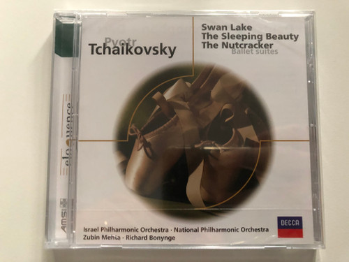 Pyotr Tchaikovsky - Ballet suites / Swan Lake, The Sleeping Beauty, The Nutcracker / Decca Audio CD 1980 / Israel Philharmonic Orchestra - Zubin Mehta - Richard Bonynge / 467 403-2 (028946740323)