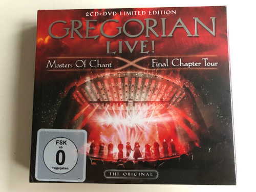 Gregorian Live! - Masters Of Chant X - Final Chapter Tour / The Original / Ear Music 2x Audio CD + DVD CD 2016 / 0211499EMU 0211499EMU