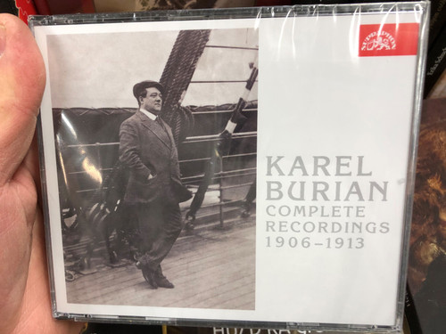 Karel Burian - Complete Recordings 1906-1913 / Supraphon 3x Audio CD 2020 Mono / SU 4287-2