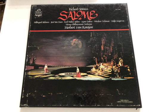 Richard Strauss: Salome / Hildegard Behrens, José van Dam, Karl-Walter Böhm, Agnes Baltsa, Wiesław Ochman, Heljä Angervo / Vienna Philharmonic Orchestra, Herbert von Karajan / Angel Records 2x LP 1978 / SBLX 3848