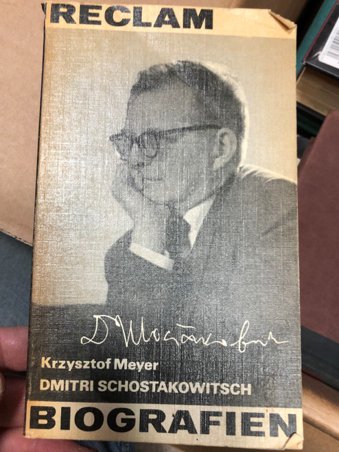 Dmitri Schostakowitsch by Krzysztof Meyer / Reclam Biografien / Paperback / German language biography of the composer (4230854710435)