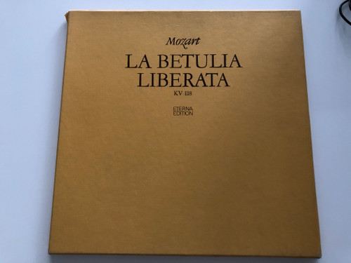 Mozart - La Betulia Liberata KV 118 / ETERNA Edition / ETERNA 3x LP Stereo / 8 27 281-283