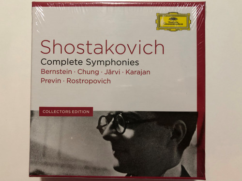 Shostakovich – Complete Symphonies / Bernstein, Chung, Järvi, Karajan, Previn, Rostropovich / Collectors Edition / Deutsche Grammophon 12x Audio CD 2014 Box Set / 479 2618