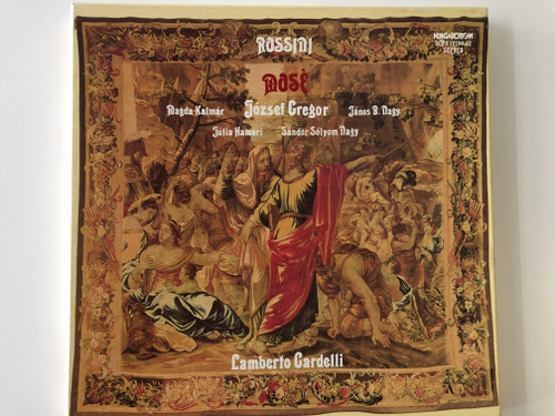 Rossini - Mosè / Magda Kalmár, József Gregor, Janos B. Nagy, Julia Hamari, Sándor Sólyom Nagy, Lamberto Gardelli / Hungaroton 3x LP 1981 Stereo / SLPX 12290-92