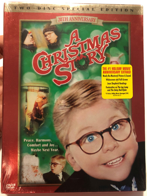 A Christmas Story DVD 1983 20th Anniversary - Two disc special edition / Directed by Bob Clark / Starring: Melinda Dillon, Darren McGavin, Peter Bilingsley / Disc Two - 20th Anniversary Extras! (012569576421)