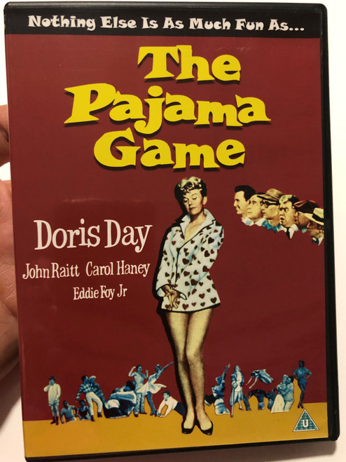 The pajama game (1957) DVD / Directed by George Abbott, Stanley Donen / Starring: Doris Day, John Raitt, Carol Haney, Eddie Foy Jr. (827139102395)
