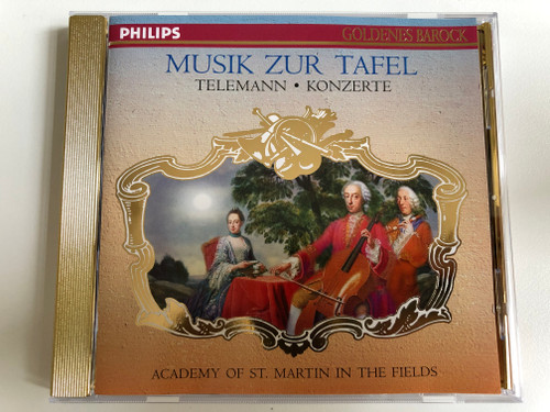 Musik Zur Tafel - Telemann - Konzerte / Academy Of St. Martin In The Fields / Goldenes Barock / Philips Audio CD 1996 / 454 417-2
