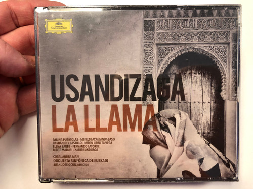 Usandizaga- La Llama / Sabina Puertolas, Mikeldi Atxalandabaso, Damian Del Castillo, Miren Urbieta Vega, Elena Barbe, Fernando Latoree, Maite Maruri, Xabier Anduaga / Universal Music 2x Audio CD 2015 / 0028948123384