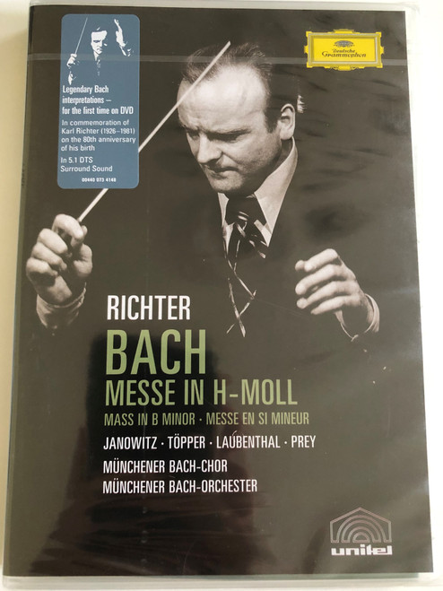 ﻿Bach: H-moll-messe / Karl Richter / DVD / Made in the EU (0044007341483)