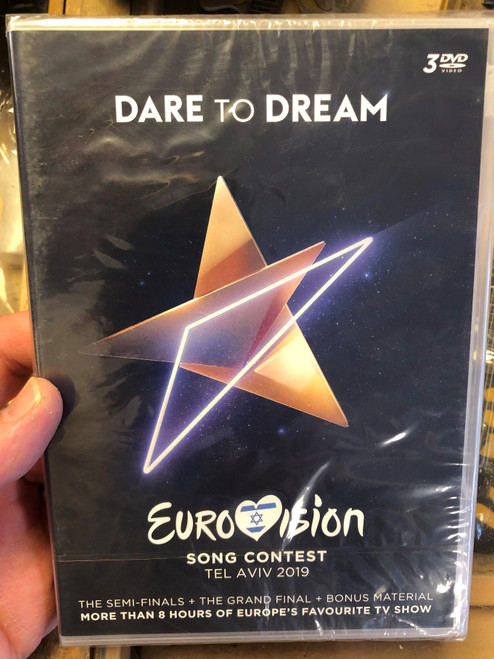 Dare to Dream 3DVD Eurovision Song Contest Tel Aviv 2019 / The Semi-Finals - The Grand Final + Bonus / More than 8 Hours of Europe's favourite TV show / UNI 7751454 (602577514548)