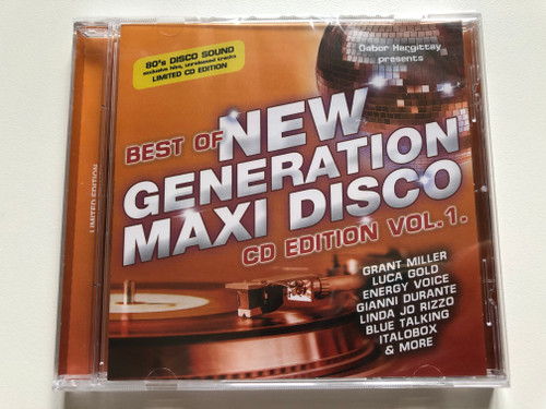 Best Of New Generation Maxi Disco - CD Edition Vol. 1. / Grant Miller, Luca Gold, Energy Voice, Gianni Durante, Linda Jo Rizzo, Blue Talking, Italobox & more / New Generation Disco Records Audio CD 2020 / NGDR008CD