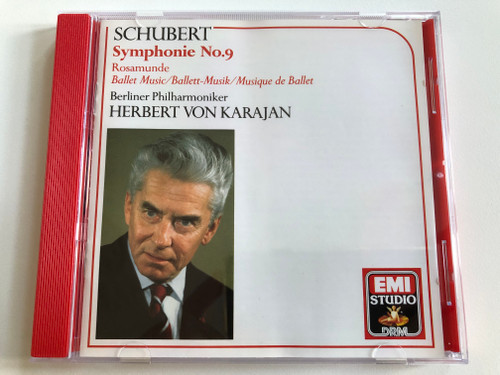 Schubert – Symphonie No.9, Rosamunde Ballet Music / Berliner Philharmoniker, Herbert von Karajan / EMI Audio CD 1990 Stereo / CDM 7 63529 2