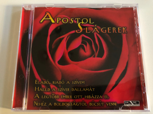 Apostol Slagerek / Elado,kiado a szivem, Halld a szivek dallamat, A legtobb ember ott hibazza el, Nehez a boldogsagtol bucsut venni / Arena Holding Audio CD 2005 / 223 391