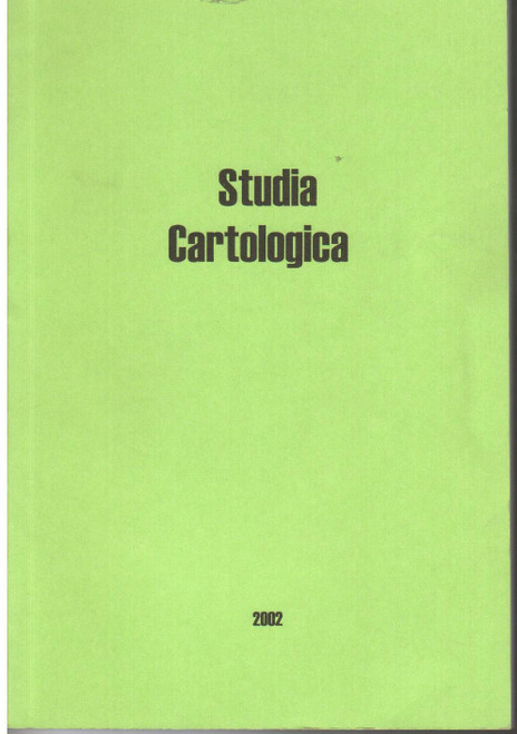 Studia Cartologica / Klinghammer István / ELTE Eötvös Kiadó Kft. / 2002