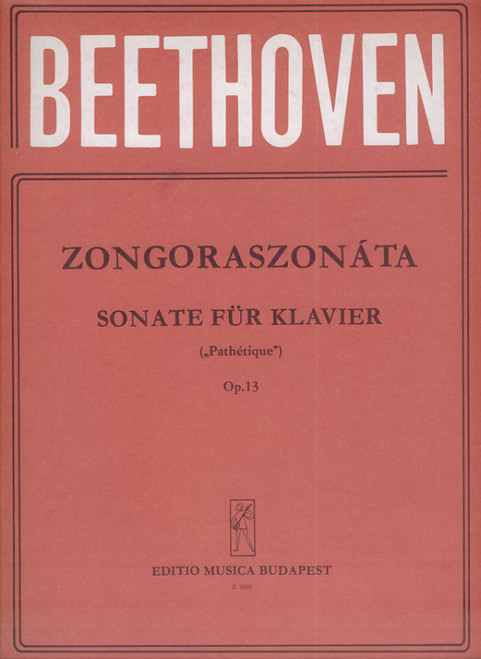 Beethoven, Ludwig van: Sonatas for piano in separate editions / C minor, 'Pathétique' / Edited by Weiner Leó / Editio Musica Budapest Zeneműkiadó / 1973 / Beethoven, Ludwig van: Zongoraszonáta c-moll 'Pathétique' / Különnyomatok a Zongoraszonáták I-III. köteteiből / Szerkesztette Weiner Leó 