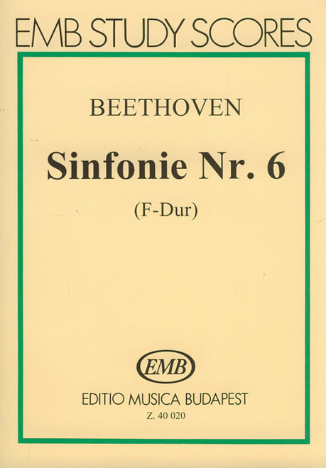 Beethoven, Ludwig van: Symphony No. 6 in F major / "Sinfonia pastorale" pocket score Op. 68 / Edited by Darvas Gábor / Editio Musica Budapest Zeneműkiadó / 1981 / Beethoven, Ludwig van: VI. szimfónia (F-dúr) / "Sinfonia pastorale" kispartitúra Op. 68 / Közreadta Darvas Gábor