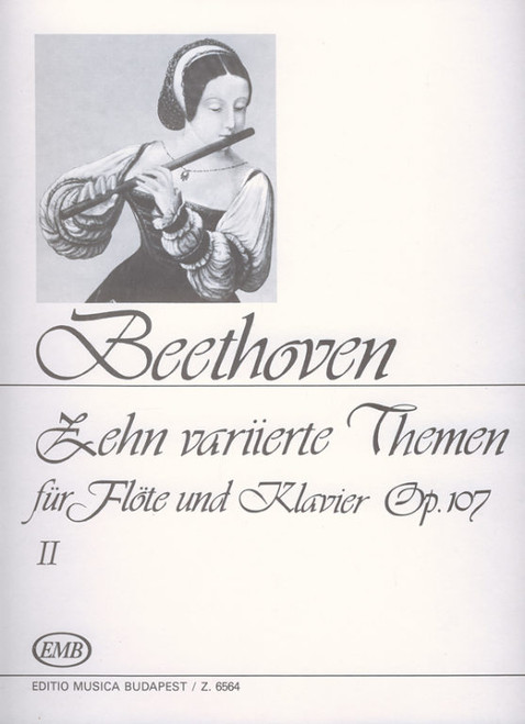 Beethoven, Ludwig van: Ten Variation Themes 2 / Edited by Jeney Zoltán id. / Editio Musica Budapest Zeneműkiadó / 1972 / Beethoven, Ludwig van: Tíz variált téma 2 / Közreadta Jeney Zoltán id. 