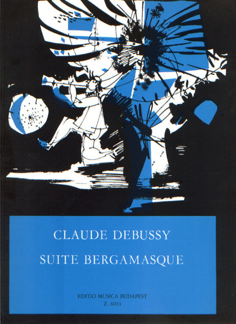 Debussy, Claude: Suite bergamasque / Prélude - Menuet - Clair de lune - Passepied / Edited by Solymos Péter / Editio Musica Budapest Zeneműkiadó / 1969 / Közreadta Solymos Péter 