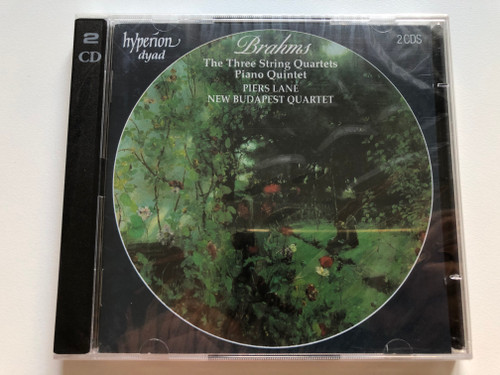 Brahms  Piers Lane, New Budapest Quartet – The Three String Quartets • Piano Quintet  Hyperion 1997