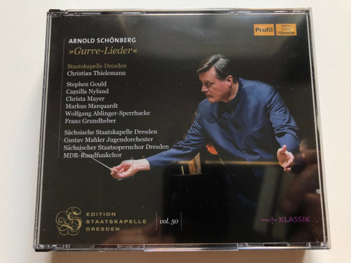 Arnold Schonberg - ''Gurre-Lieder'' - vol. 50 / Staatskapelle Dresden, Christian Thielemann / Stephen Gould, Camilla Nylund, Christa Mayeer, Markus Marquardt, Wolfgang Ablinger-Sperrhacke / Profil Medien 2x Audio CD 2020 / PH20052