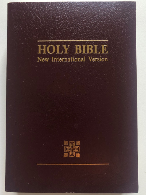 NIV Compact Reference Bible - Red letter edition NIV Holy Bible / Pocket size / Holy Bible New International Version with cross-references / Zondervan / Burgundy imitation cover (9780310908074)