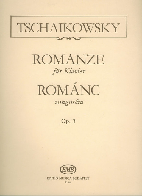 Tchaikovsky, Pyotr Ilyich: Romance / Editio Musica Budapest Zeneműkiadó / 1951 / Tchaikovsky, Pyotr Ilyich: Románc