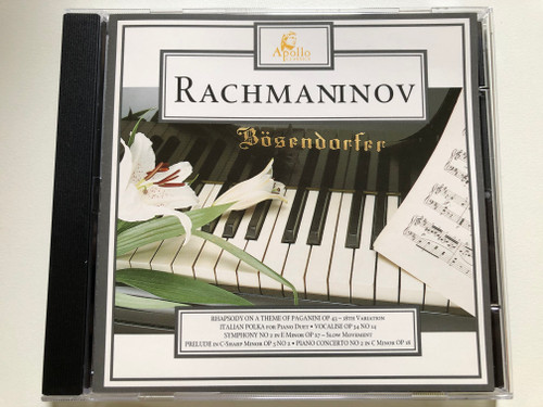 Rachmaninov - Rhapsody On A Theme Of Paganini Op 43 - 18th Variation; Italian Polka For Piano Duet; Vocalise Op 34 No 14; Symphony No 2 In E Minor Op 27 - Slow Movement / Apollo Classics Audio CD 1996 / PYCD 315