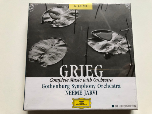 Grieg - Complete Music With Orchestra - Gothenburg Symphony Orchestra, Neeme Järvi / Collectors Edition / Deutsche Grammophon 6x Audio CD, Box Set, Stereo / 471 300-2