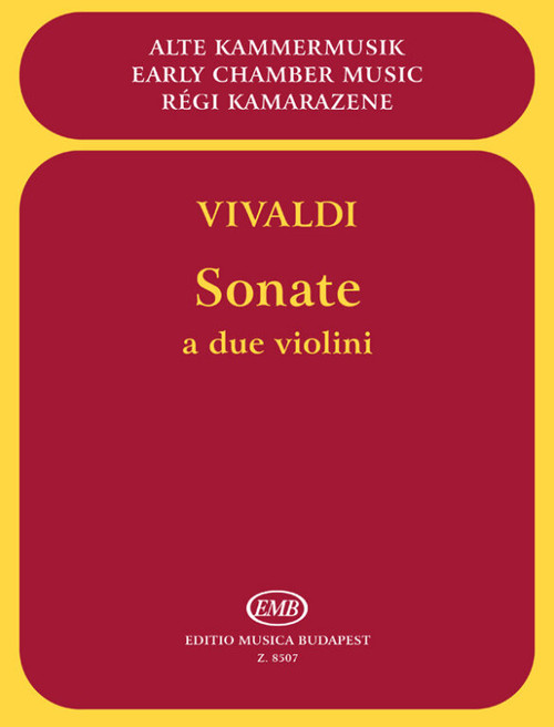 Vivaldi, Antonio: Sonate a due violini, RV 68, 70, 71, 77 / Edited by Pejtsik Árpád / Editio Musica Budapest Zeneműkiadó / 1980 / Közreadta Pejtsik Árpád 