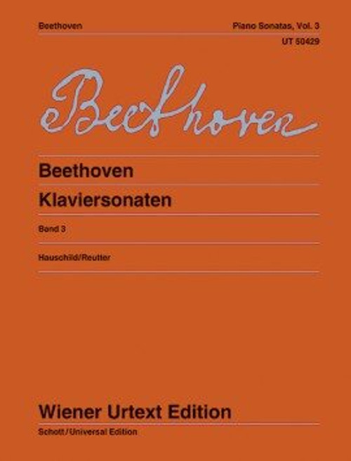 Beethoven, Ludwig van: Sonatas for piano Op. 78 - Op. 111. 3 / Nach den Quellen / Universal Edition 