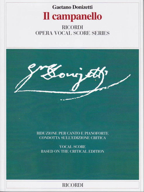Donizetti, Gaetano: CAMPANELLO / piano score / Ricordi