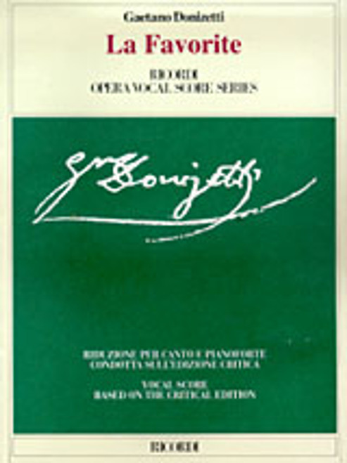 Donizetti, Gaetano: FAVORITE / OPERA COMPLETA PER CANTO E PIANOFORTE / Ricordi 