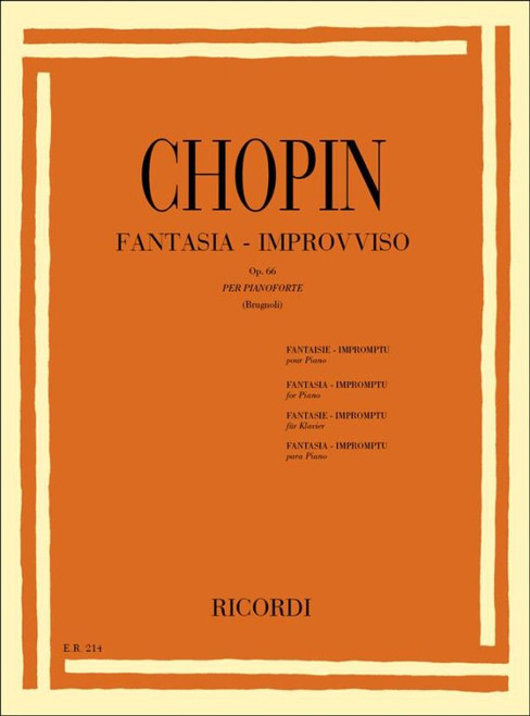 Chopin, Frédéric: FANTASIA-IMPROVVISO OP.66 / Ricordi 