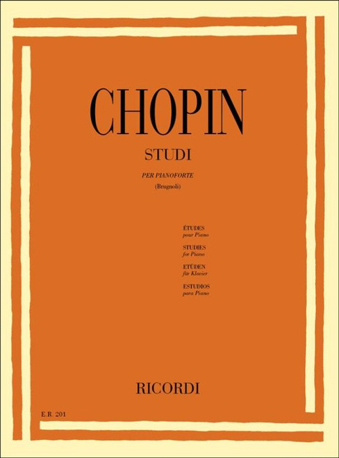 Chopin, Frédéric: 24 STUDI OP.10 E 25 / EDIZIONE DIDATTICO-CRITICO-COMPARATIVA / Ricordi 