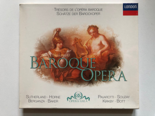 Treasure Of Baroque Opera / Sutherland, Horne, Berganza, Baker, Pavarotti, Souzay, Kirkby, Bott / Opera Gala / London Audio CD 1998 / 289 458 217-2