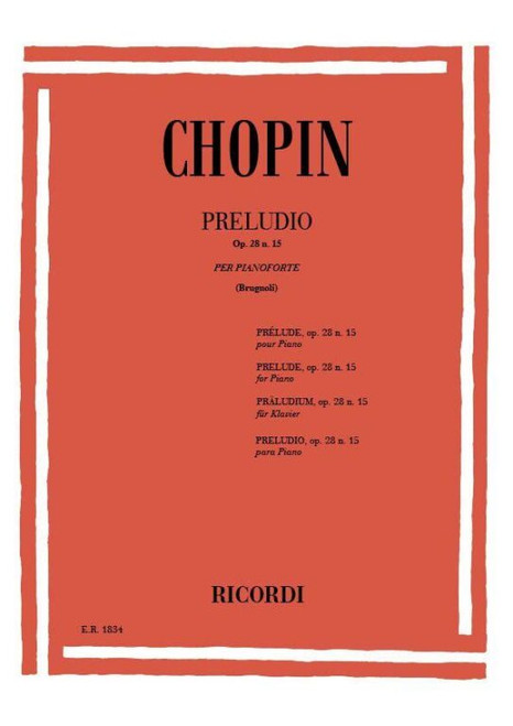 Chopin, Frédéric: 24 PREL. OP.28: N.15 IN RE BEM. / Ricordi / 1989