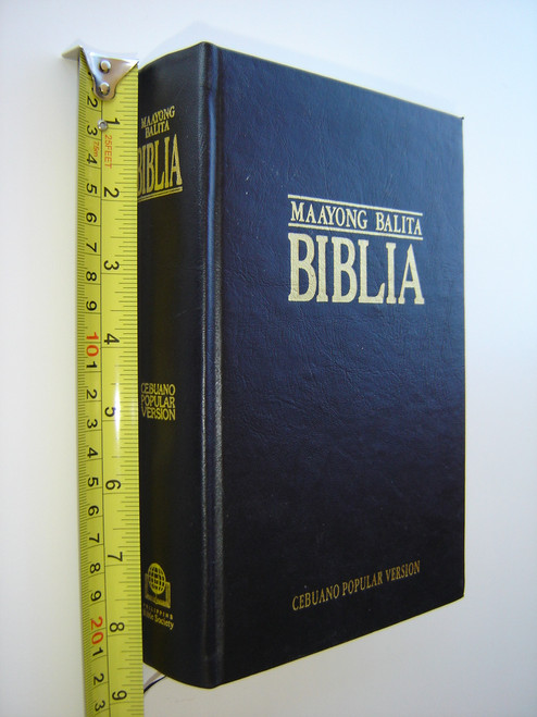 Cebuano Bible Black Hardcover / MAAYONG BALITA BIBLIA / Cebuano Popular Version