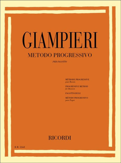 Giampieri, Alamiro: Metodo progressivo per fagotto / Ricordi