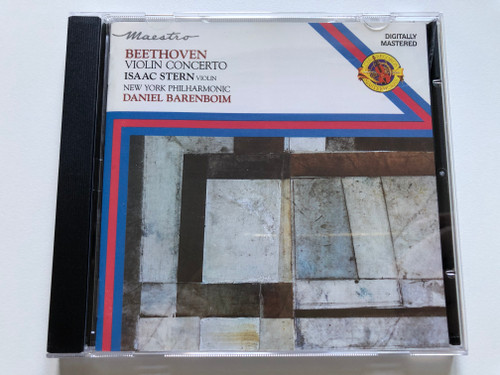 Beethoven - Violin Concerto - Isaac Stern (violin), New York Philharmonic, Daniel Barenboim / Maestro Audio CD Stereo / MYK 42613