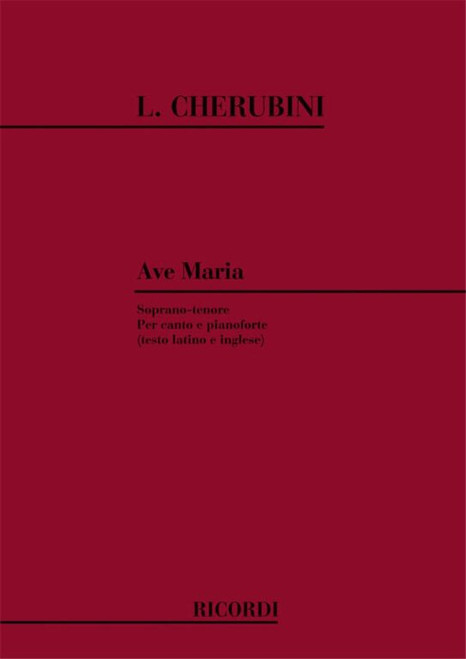 Cherubini, Luigi: Ave Maria / per canto e pianoforte / Ricordi