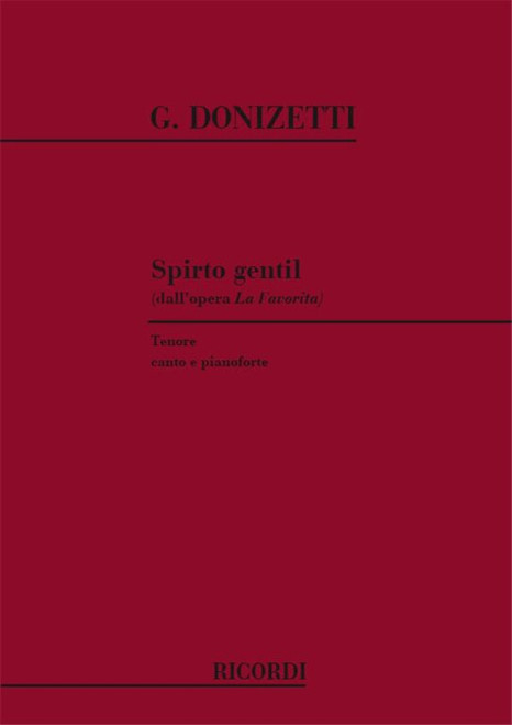 Donizetti, Gaetano: SPIRTO GENTIL / Ricordi / 1984