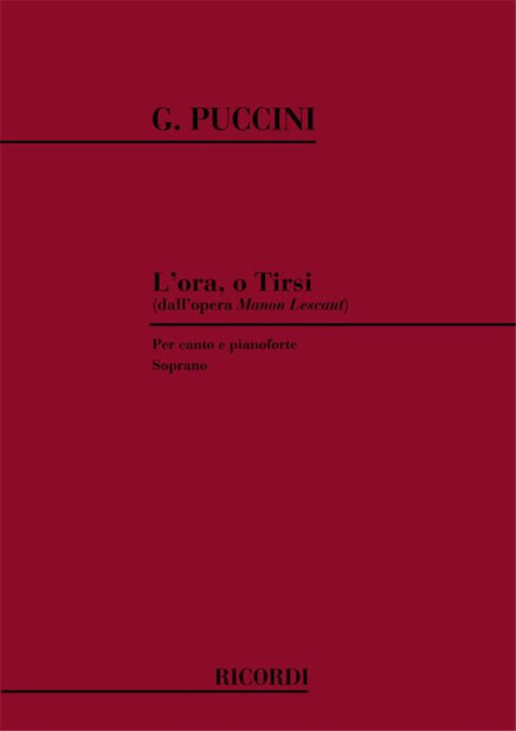 Puccini, Giacomo: ORA O TIRSI / Ricordi / 1984