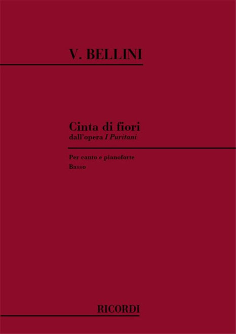 Bellini, Vincenzo: CINTA DI FIORI / Ricordi / 1984