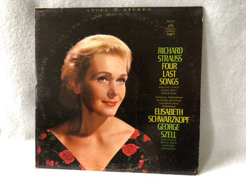 Richard Strauss / Elisabeth Schwarzkopf, George Szell, Berlin Radio Symphony Orchestra – Four Last Songs / Angel Records / 1979 LP VINYL S-36347