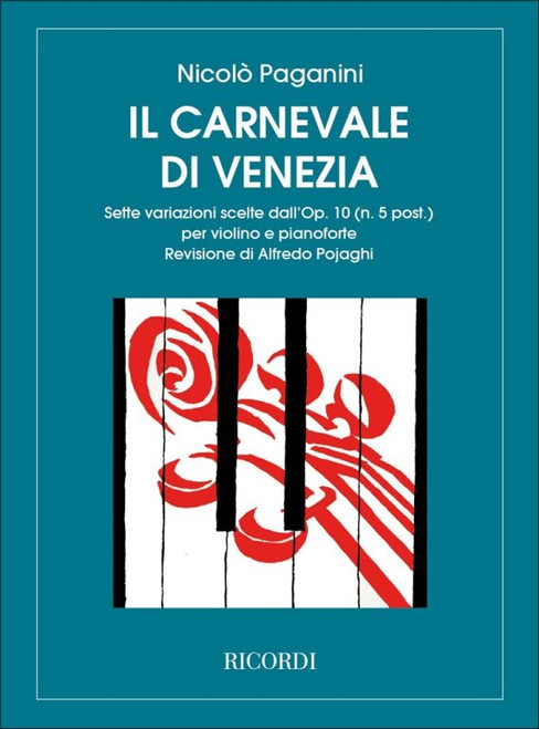 Paganini, Niccolo: CARNEVALE DI VENEZIA 7 VARIAZIONI SCELTE / Ricordi