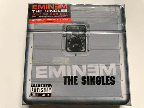 Eminem – The Singles / 10 + 1 CD Box Set / Incl. Unreleased Promo Single / Aftermath Entertainment 11x Audio CD 2003, Box Set / 0602498616017